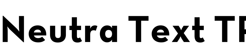 Neutra Text TF Alt Bold Polices Telecharger